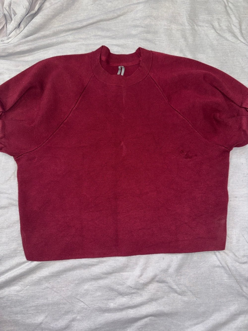 Womens Crewneck Sweater - Burgundy